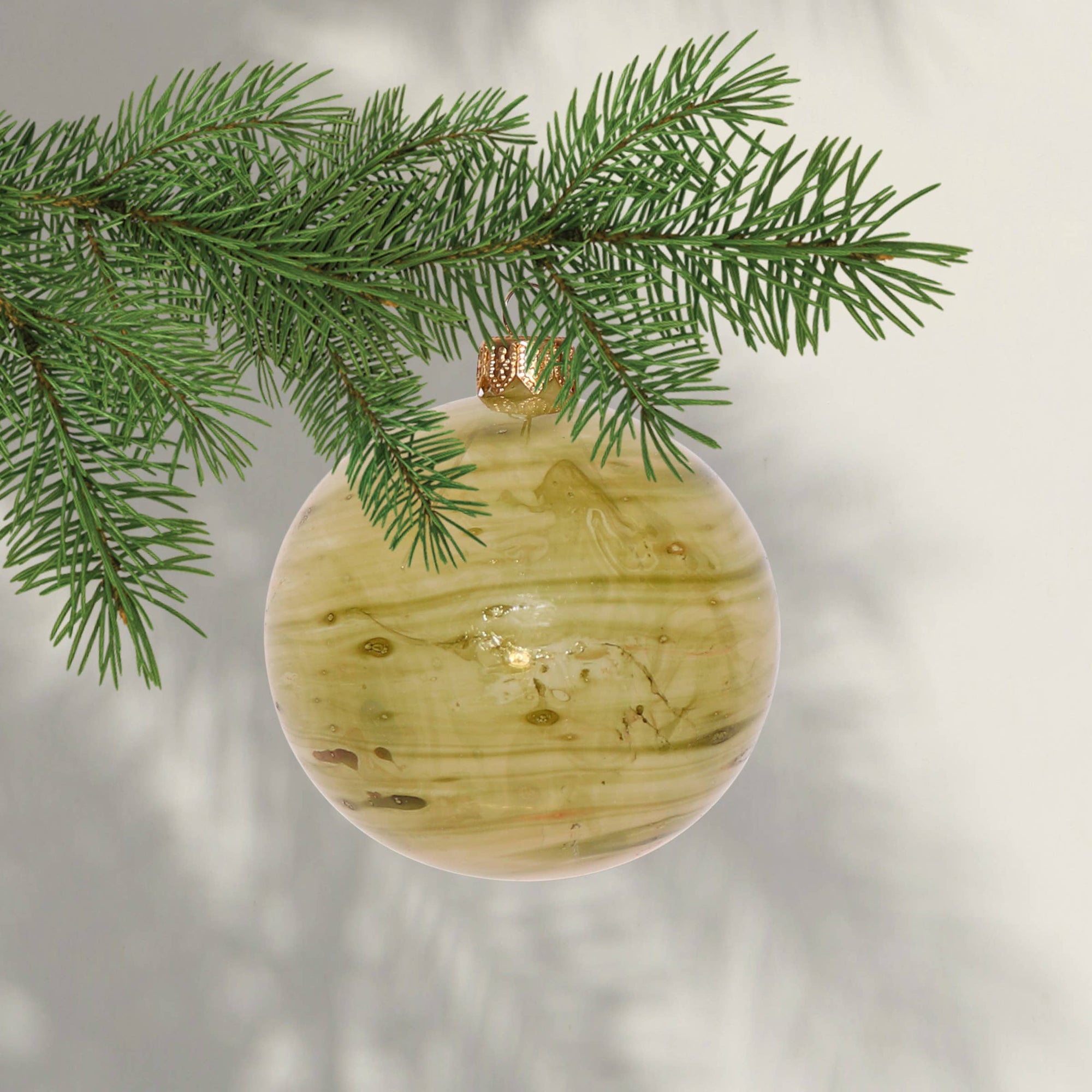 Peridot Translucent Marble Bauble