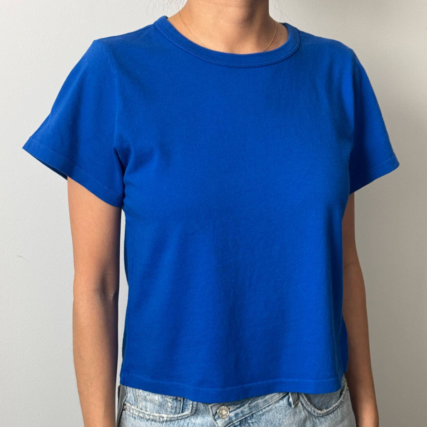 The Little Boy Tee - Cobalt