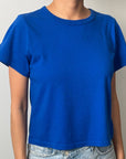 The Little Boy Tee - Cobalt
