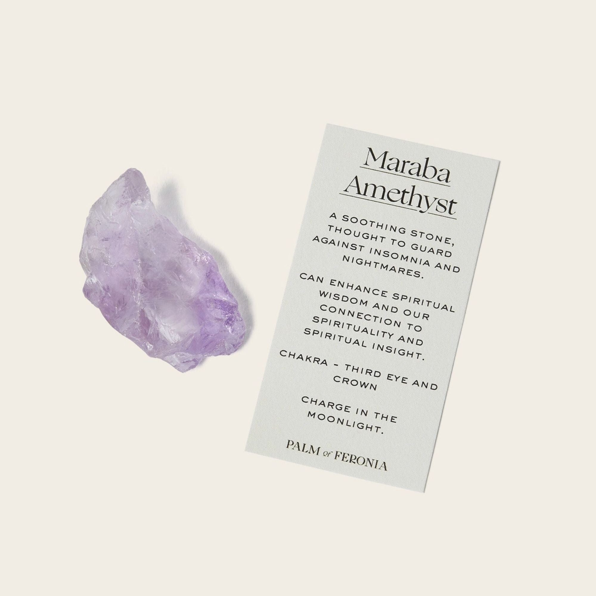 Raw Marbara Amethyst