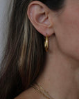 Cliff Hoop Earrings Large