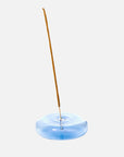 Dimple - Hand Blown Glass Incense Holder Blue