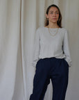 Felix Top - Soft Lilac (Linen)