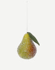 Frosted Pear Christmas Decoration