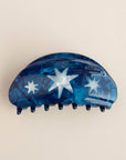 Hand Drawn Star Medium Hair Claw Clip