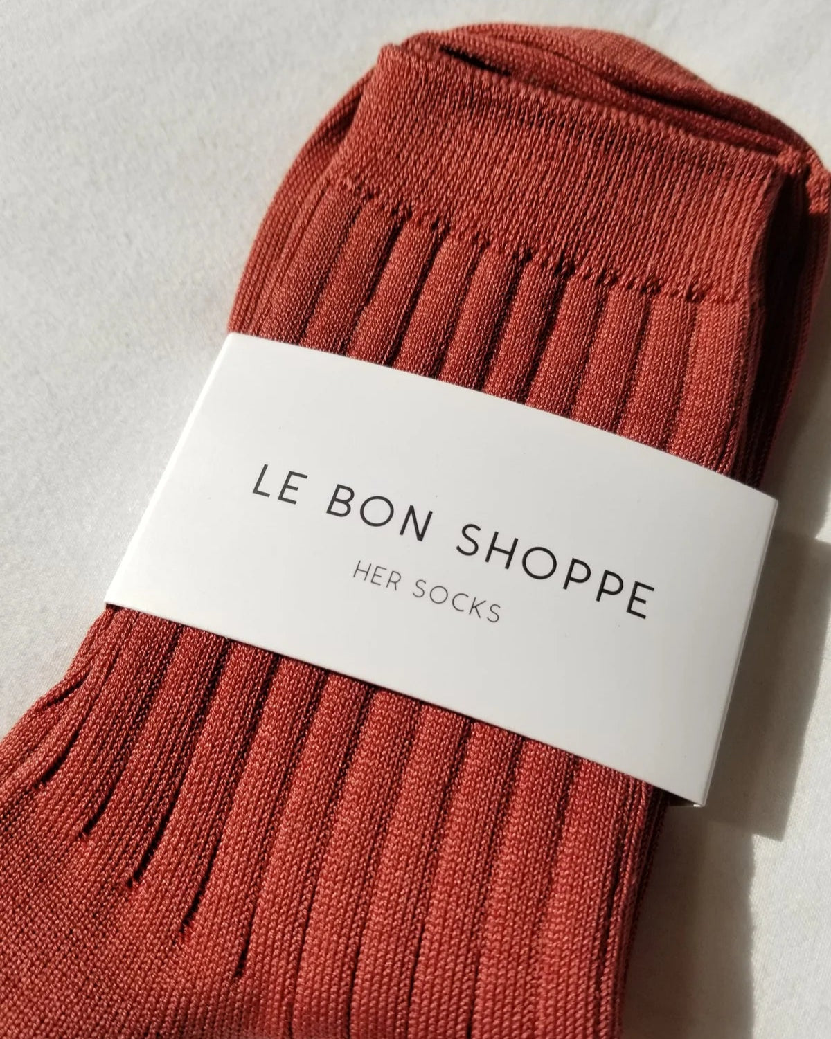 Her Socks: Terracotta