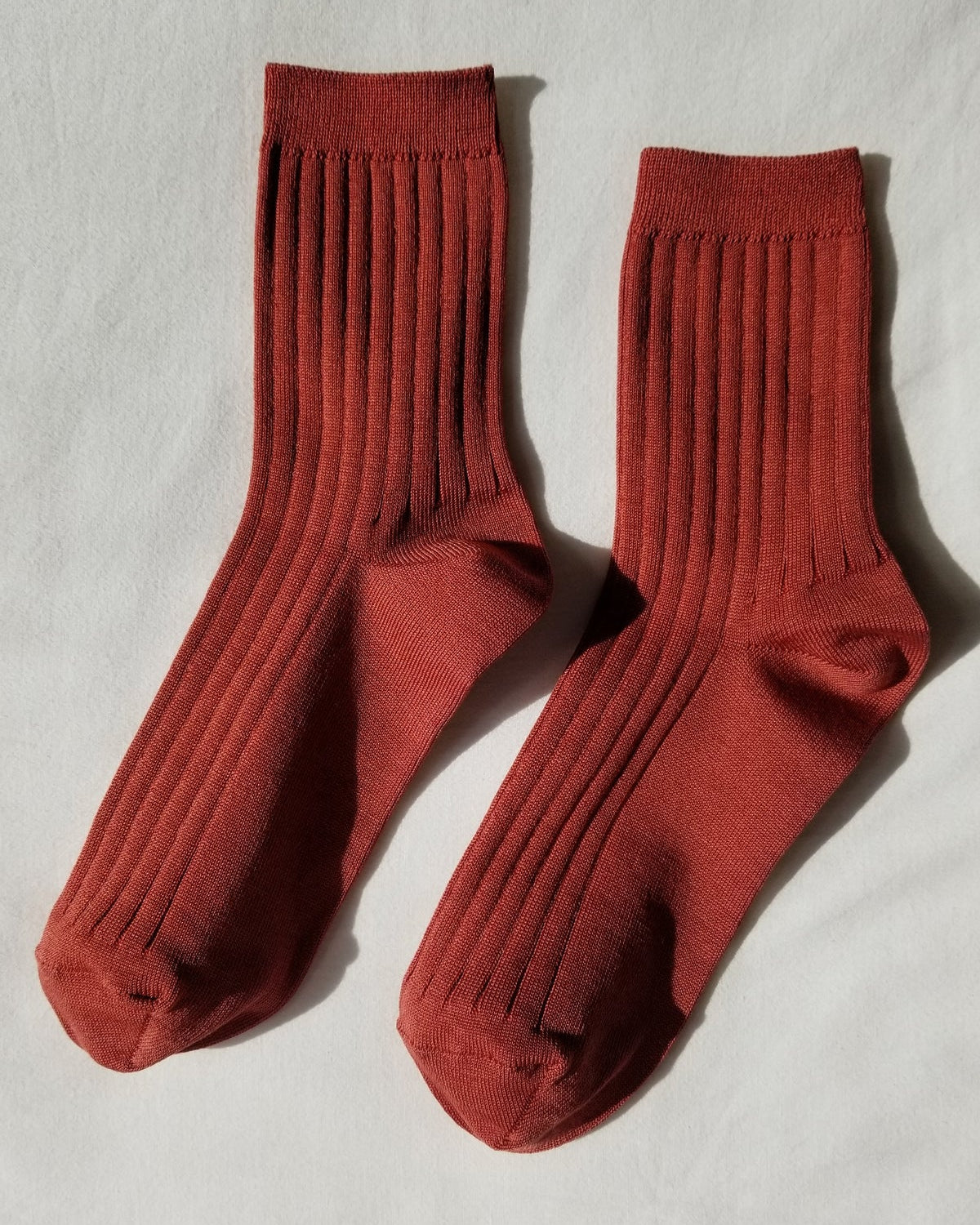 Her Socks: Terracotta