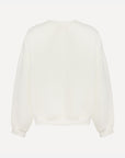 Izzy Sweatshirt - Waffle Cotton White