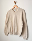 Gabby Cotton Sweater: Naturel