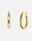 Cliff Hoop Earrings Large