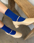 Her Socks: Cobalt