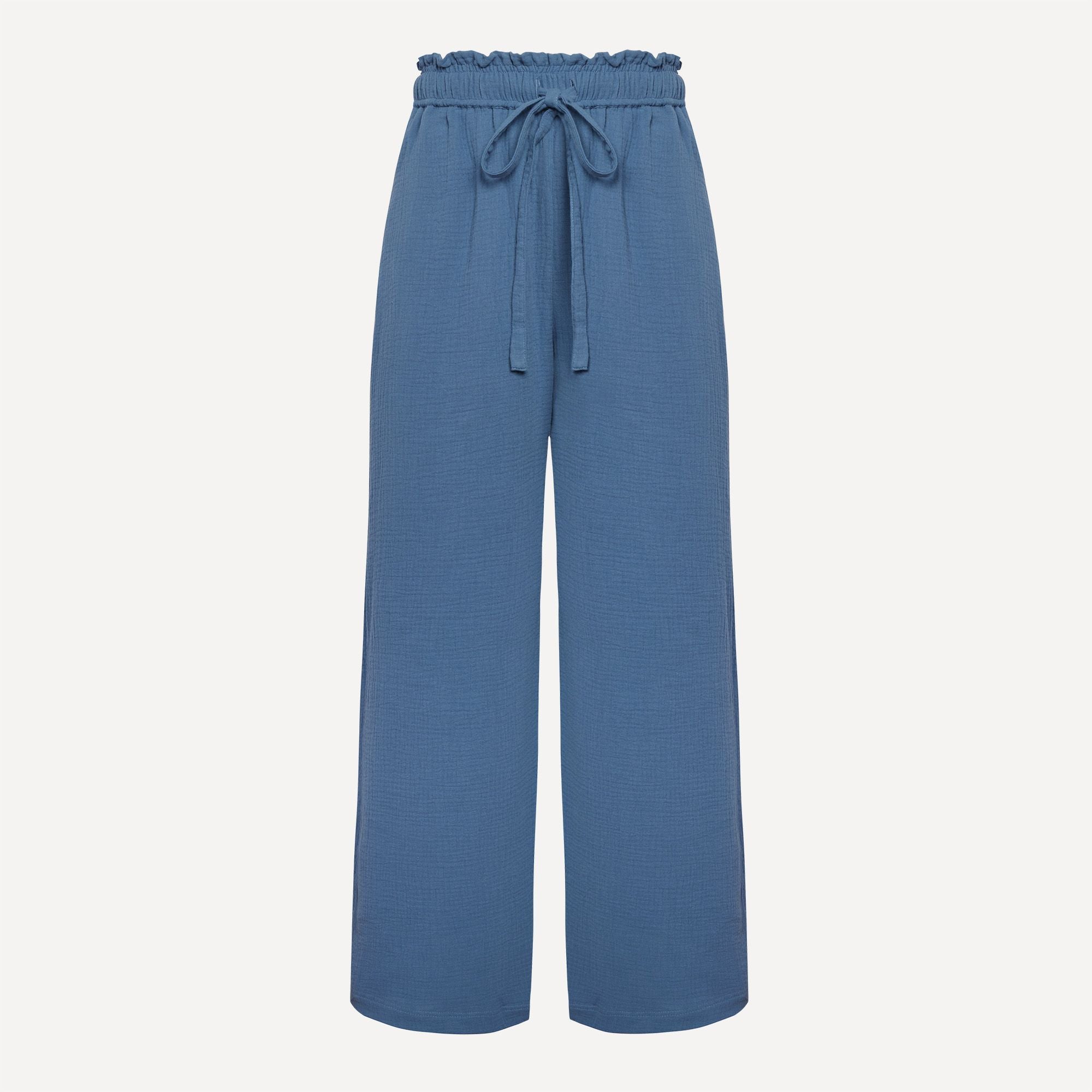 Charlotte Trousers Bright Blue Muslin