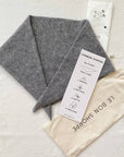 Cashmere Bandana: HT. Grey