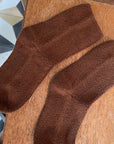 Cloud Socks Sepia