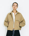 Cotton Mouldable Collar Casual Jacket