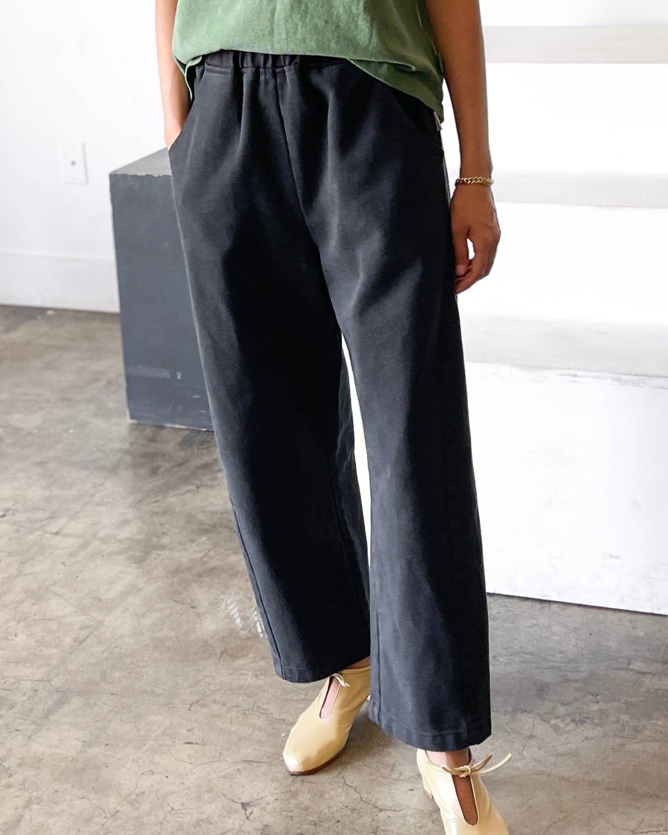 Arc Pants: Black Denim