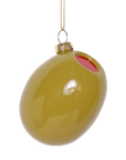 Olive Glass Decoration