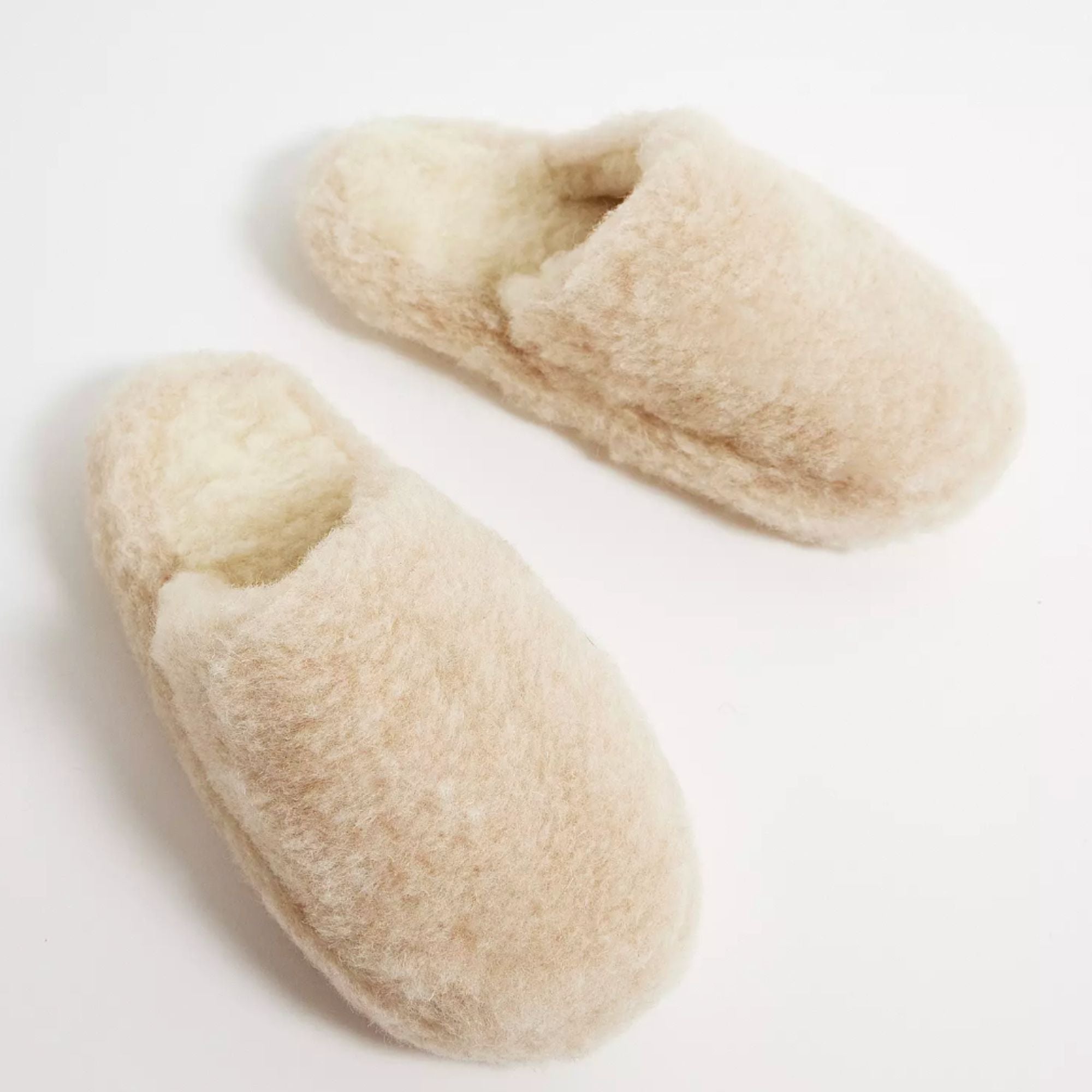 Mule Slippers - Beige