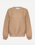 Izzy Sweatshirt Waffle Cotton Taupe
