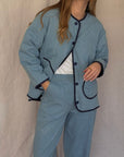 Oscar Jacket - Denim/Navy