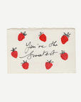 'you're the Sweetest' Strawberries Card