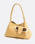 Hand-woven Shoulder Bag: Wheat Yellow