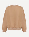 Izzy Sweatshirt Waffle Cotton Taupe