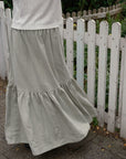 Zaza Skirt - Sage (Stonewashed Linen)