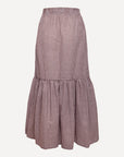Zaza Skirt - Brown Gingham (Cotton)