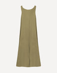 Sukey Dress - Olive (Stonewash Linen)