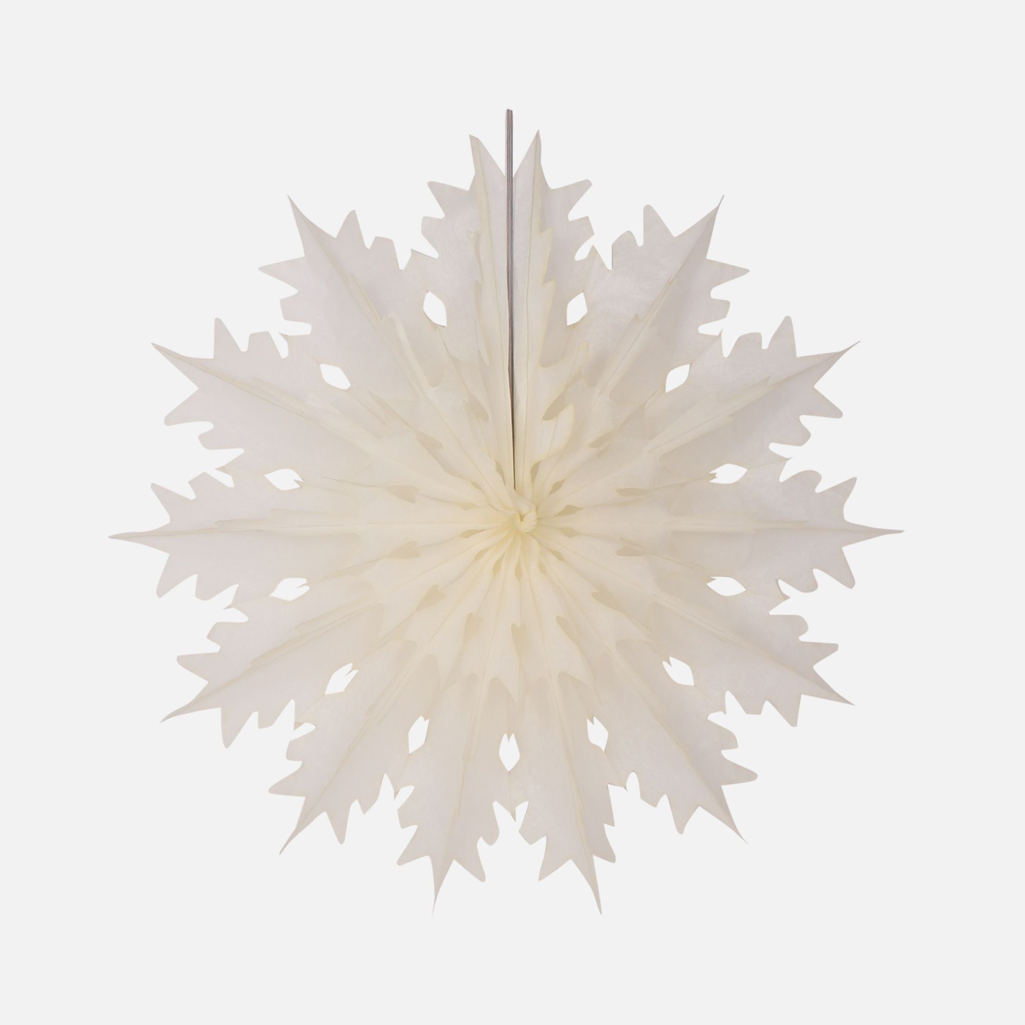 Paper Dreams Christmas Decoration Classic Snowflake Fan 45cm Natural