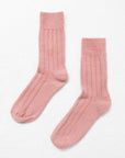 Classic Cashmere Socks: Rose Petal