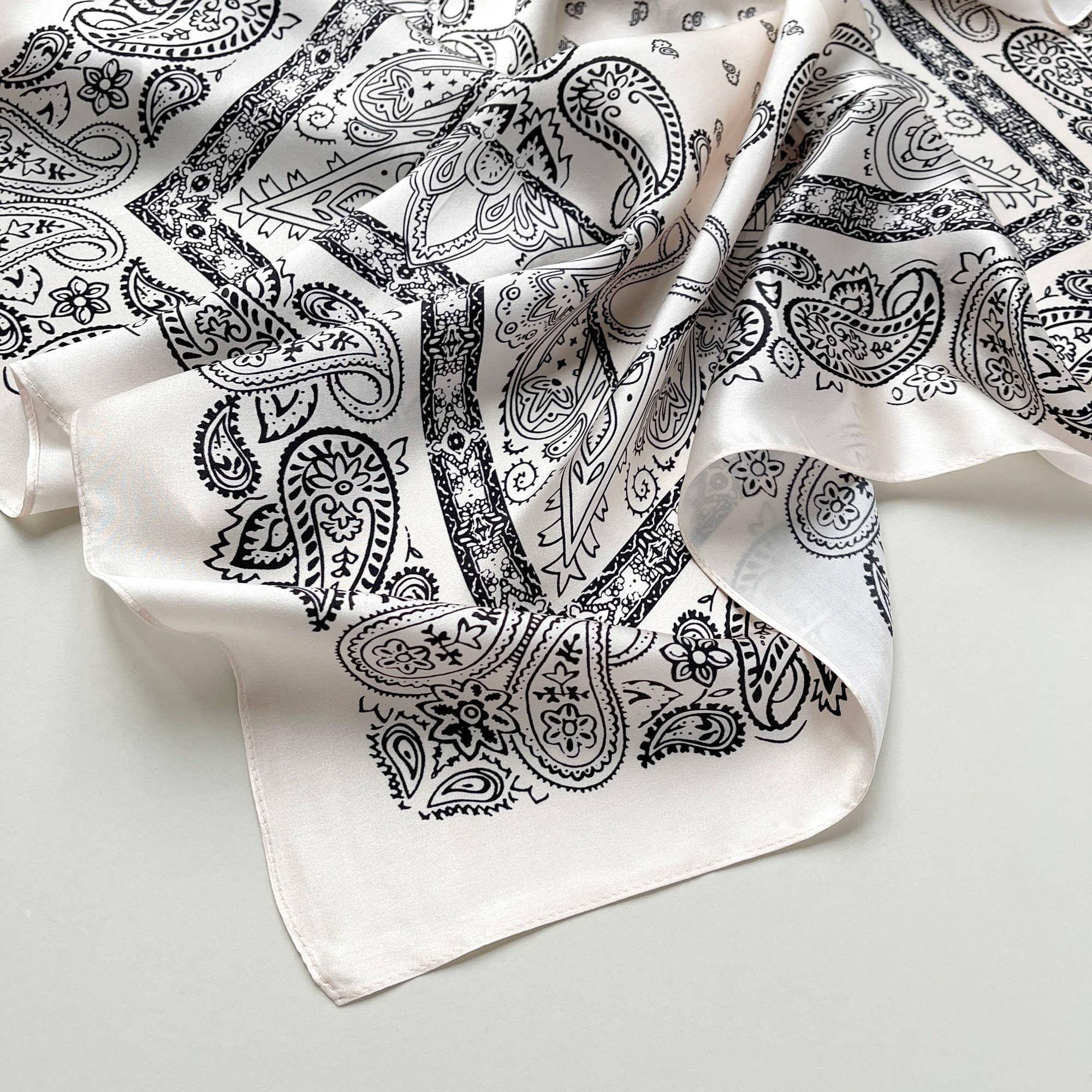 Bandana Silk Scarf