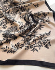 Forest Print Large Satin Scarf