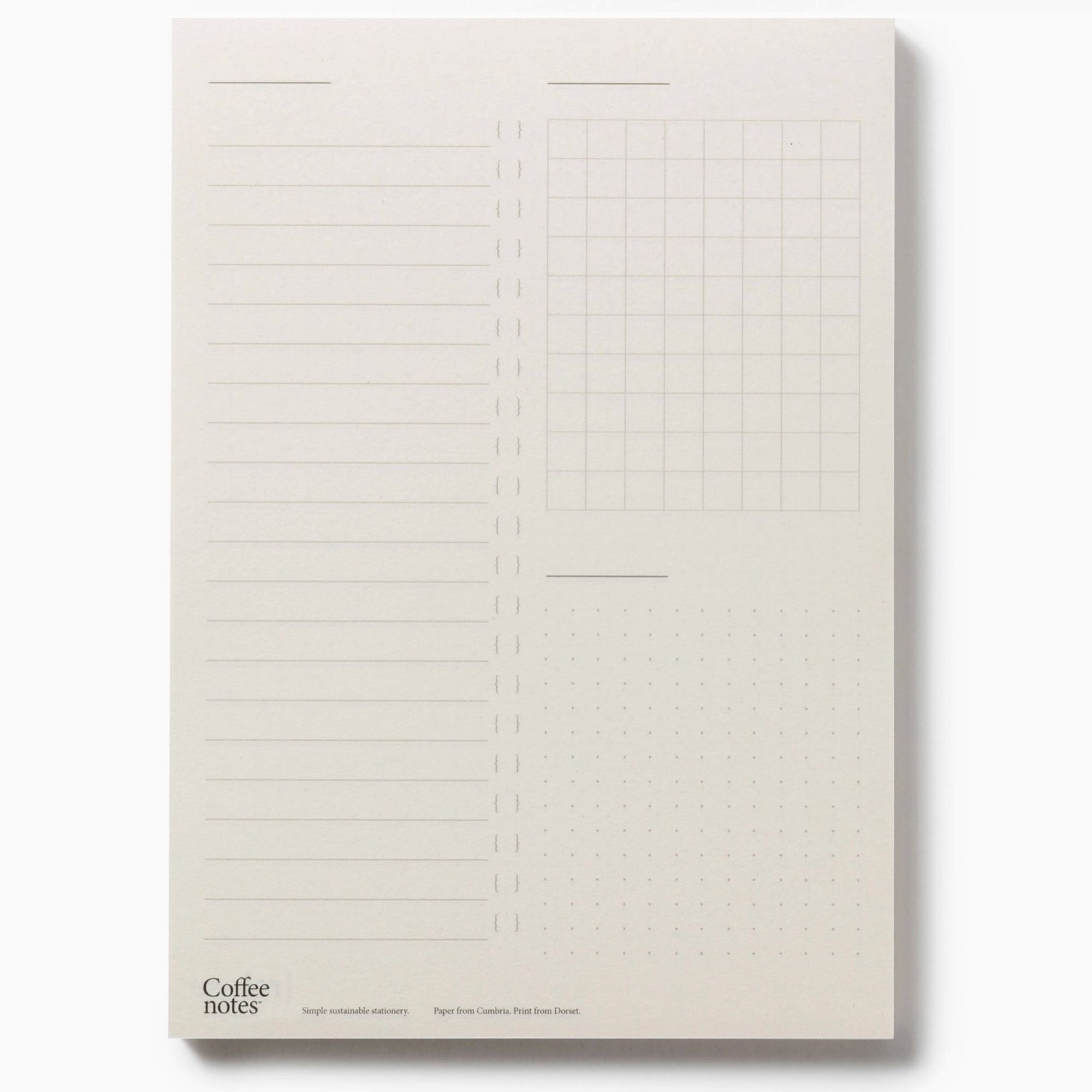 Tailor's Organiser Pad Camel Tweed