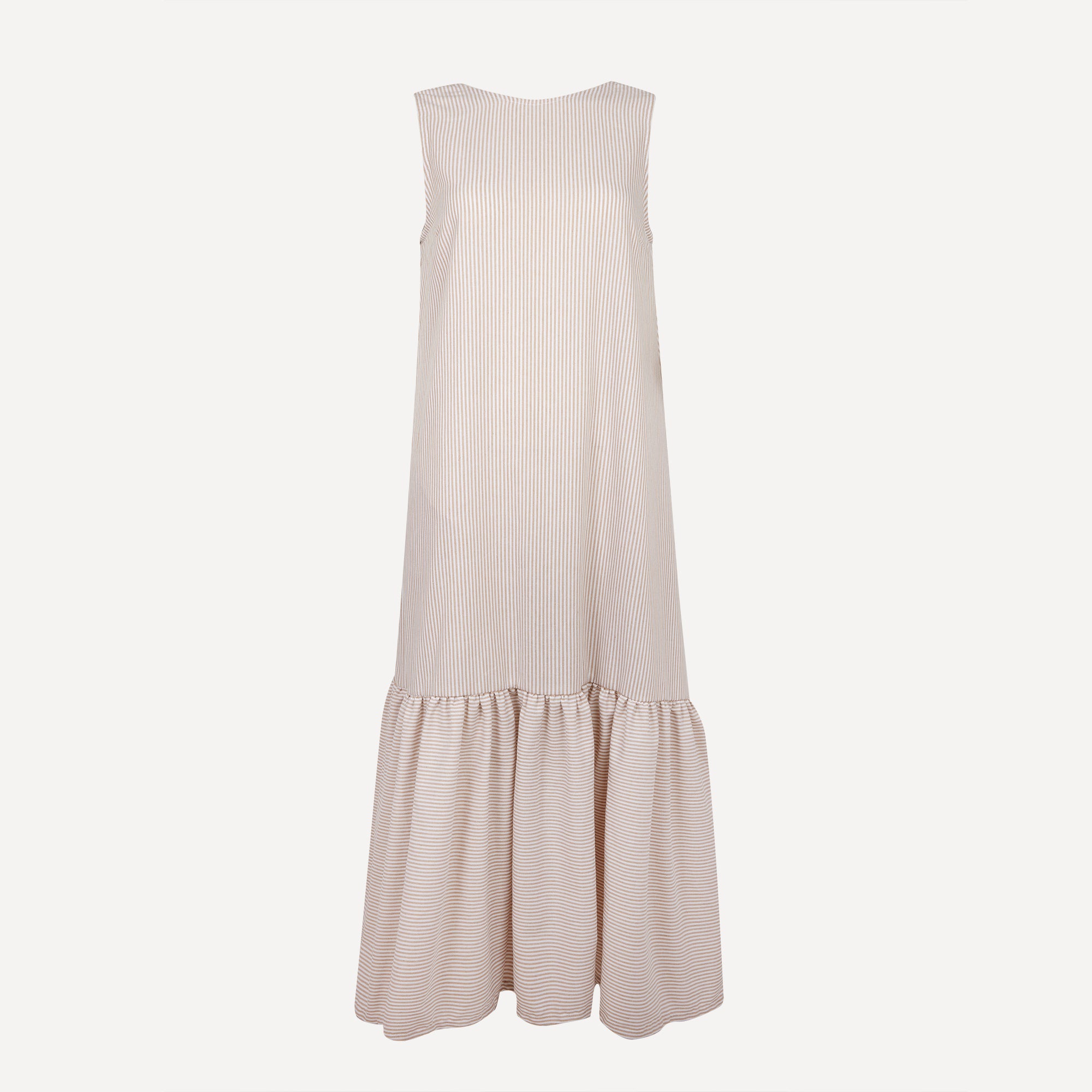 Zaza Dress Cream Stripe