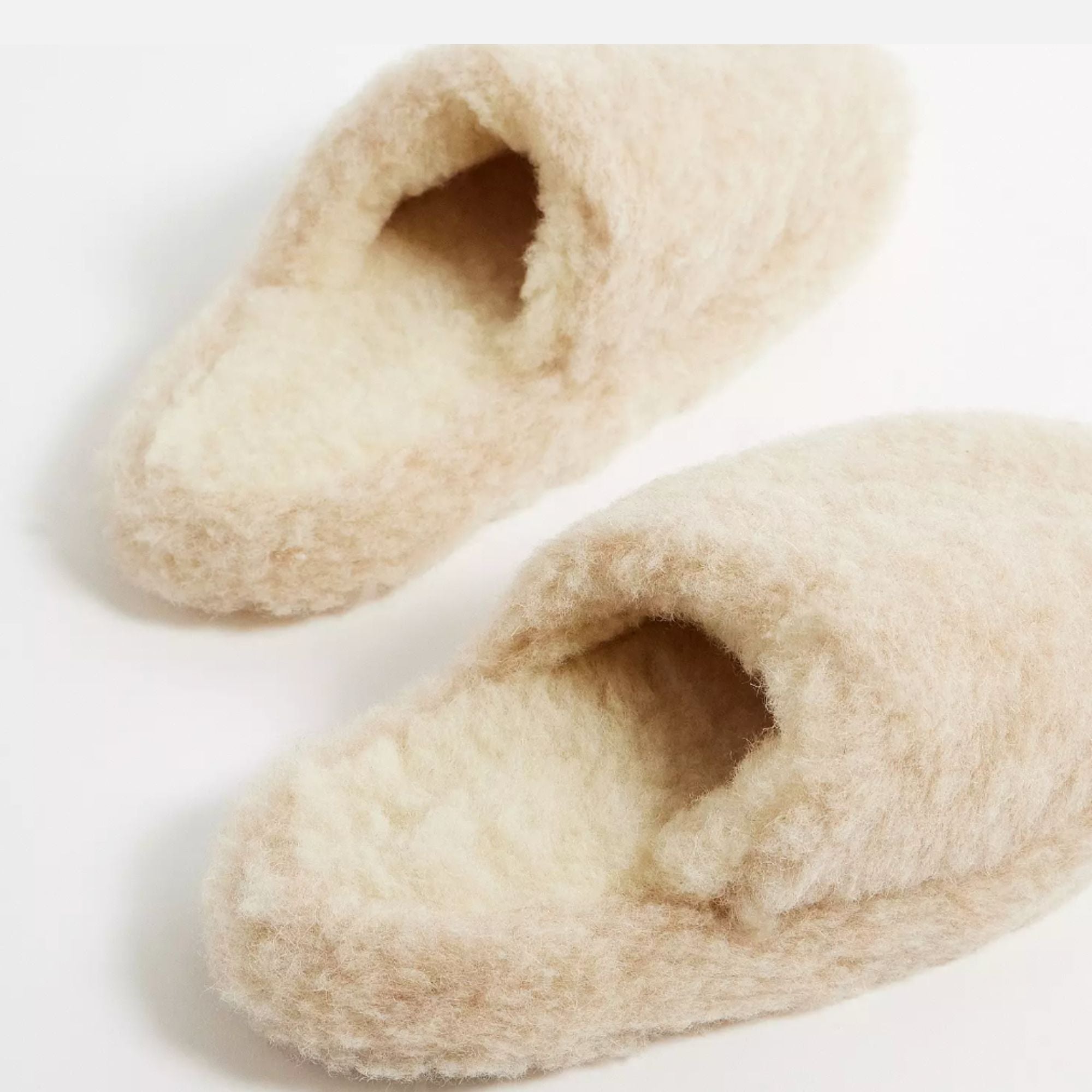 Mule Slippers - Beige