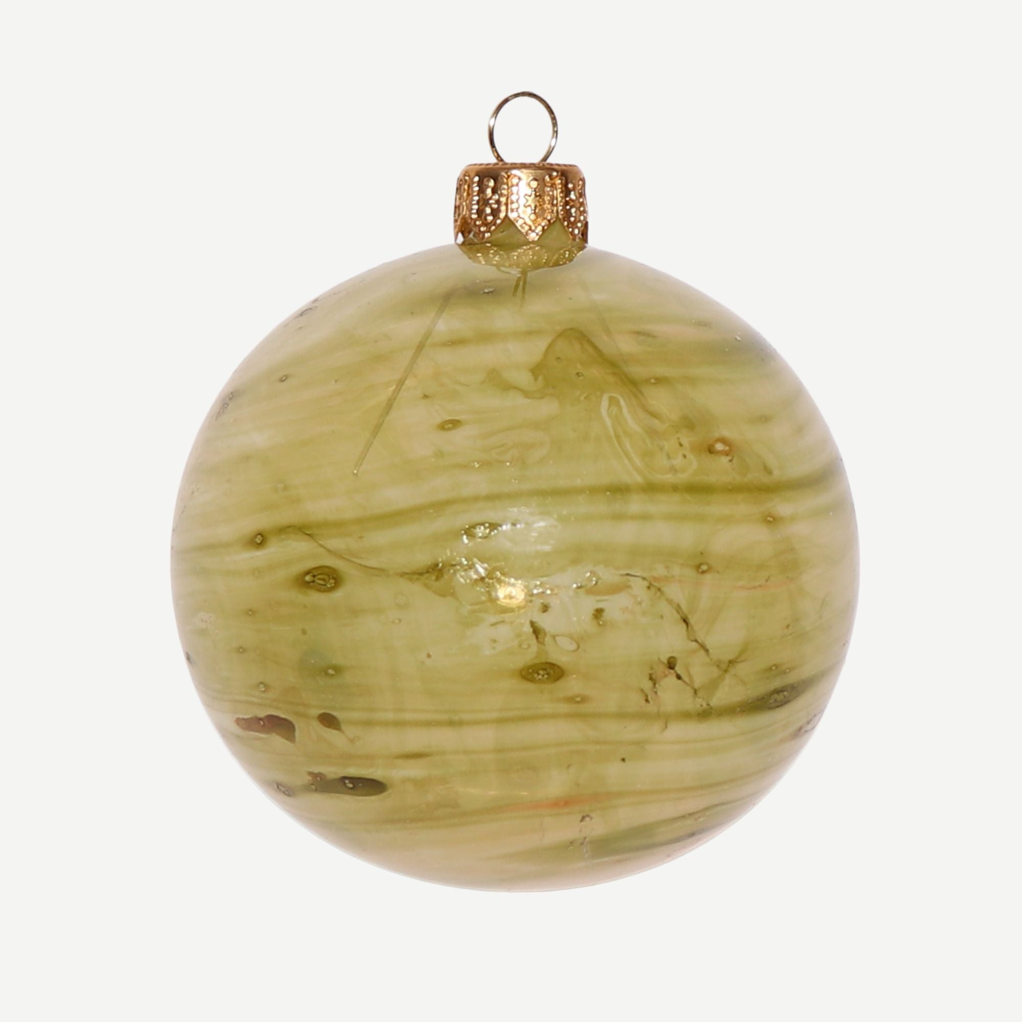 Peridot Translucent Marble Bauble