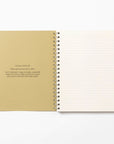 Nut Wirebound Notebook Olive Medio