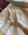 Classic Cashmere Socks: Fawn