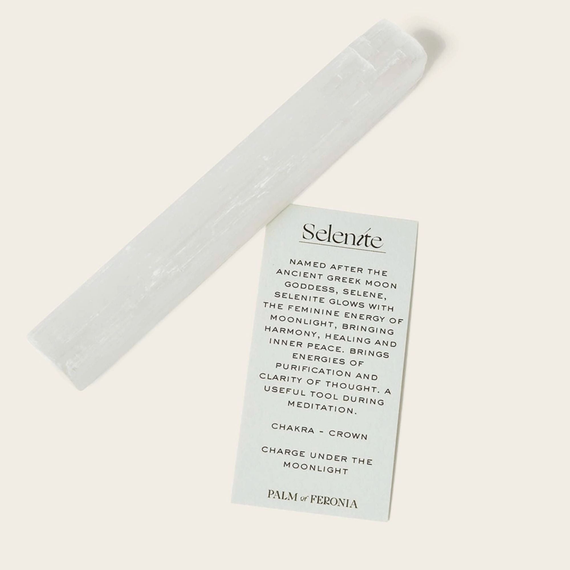 Raw Selenite Wand