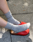 Classic Cashmere Socks: Grey Melange