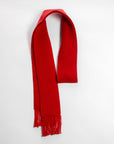 Fringed scarf: Fire