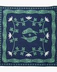 Lucky Jade Fish 100% Cotton Hand Printed Square Bandana