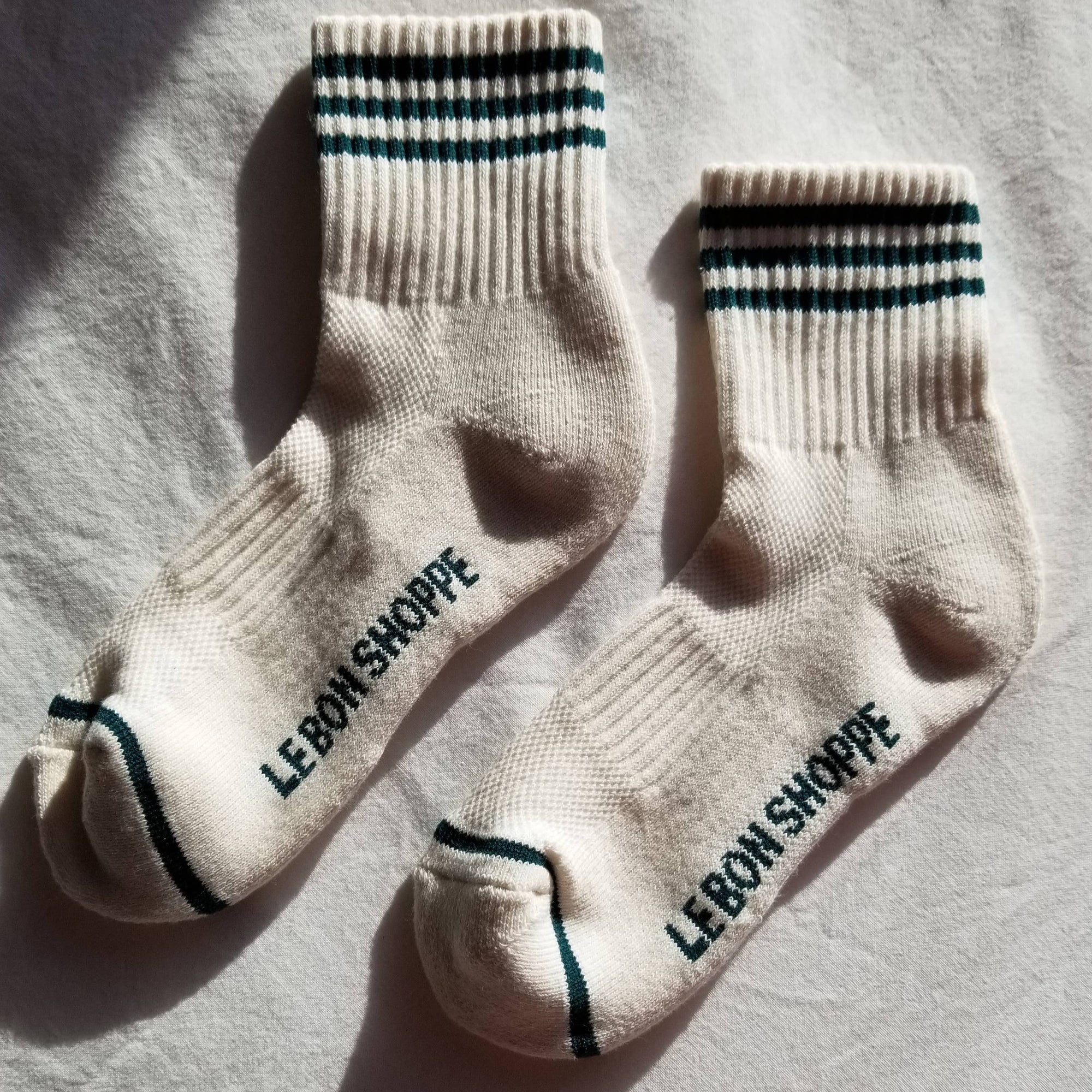 Girlfriend Socks: Egret