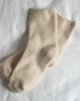 Cloud Socks: Ecru
