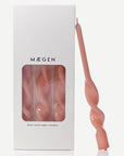 MÆGEN Twist Taper Candles - 3 Pack - Plaster Pink