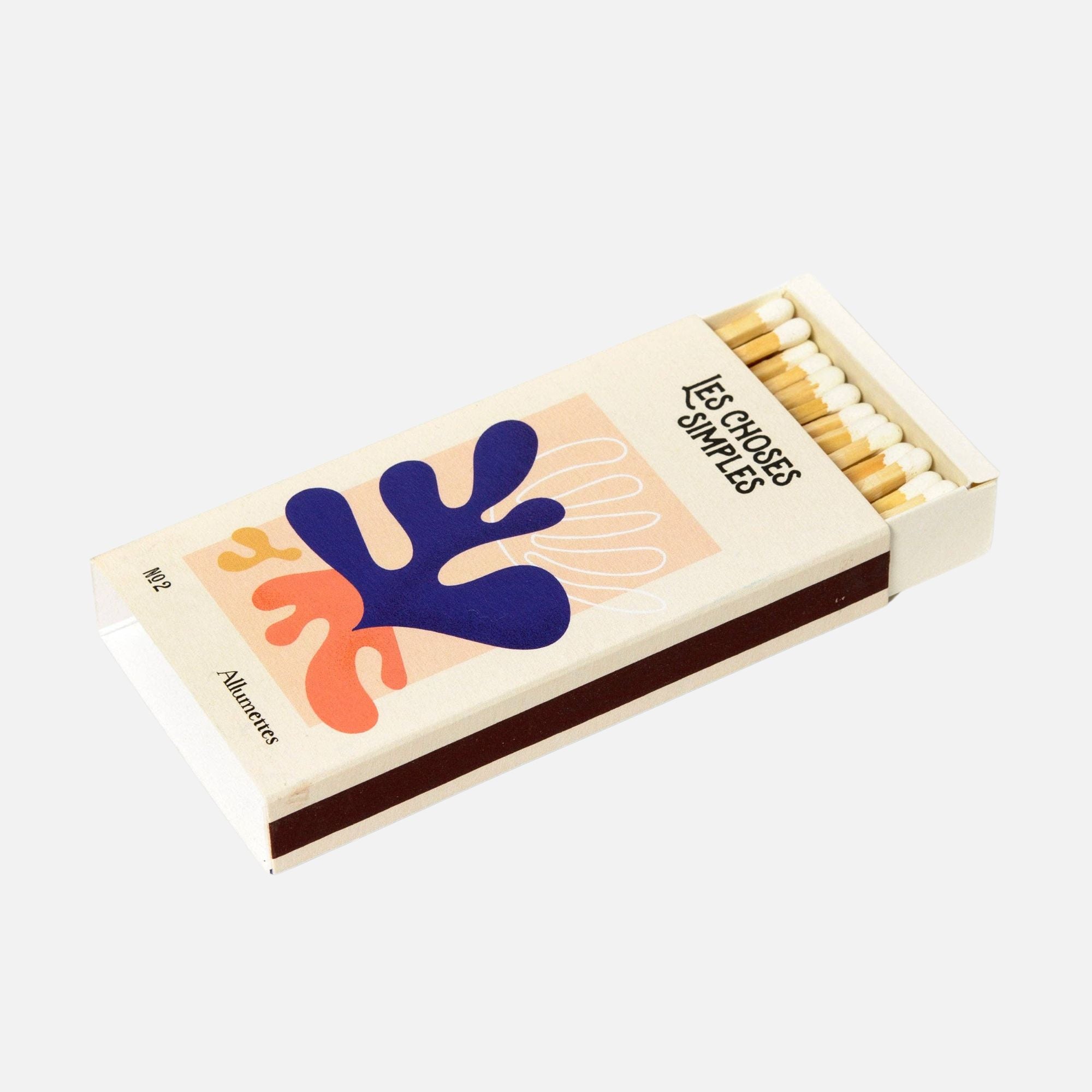 Long Candle Matches -Mediterranean blue