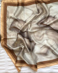 Sand Art Silk Scarf