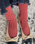 Her Socks: Terracotta